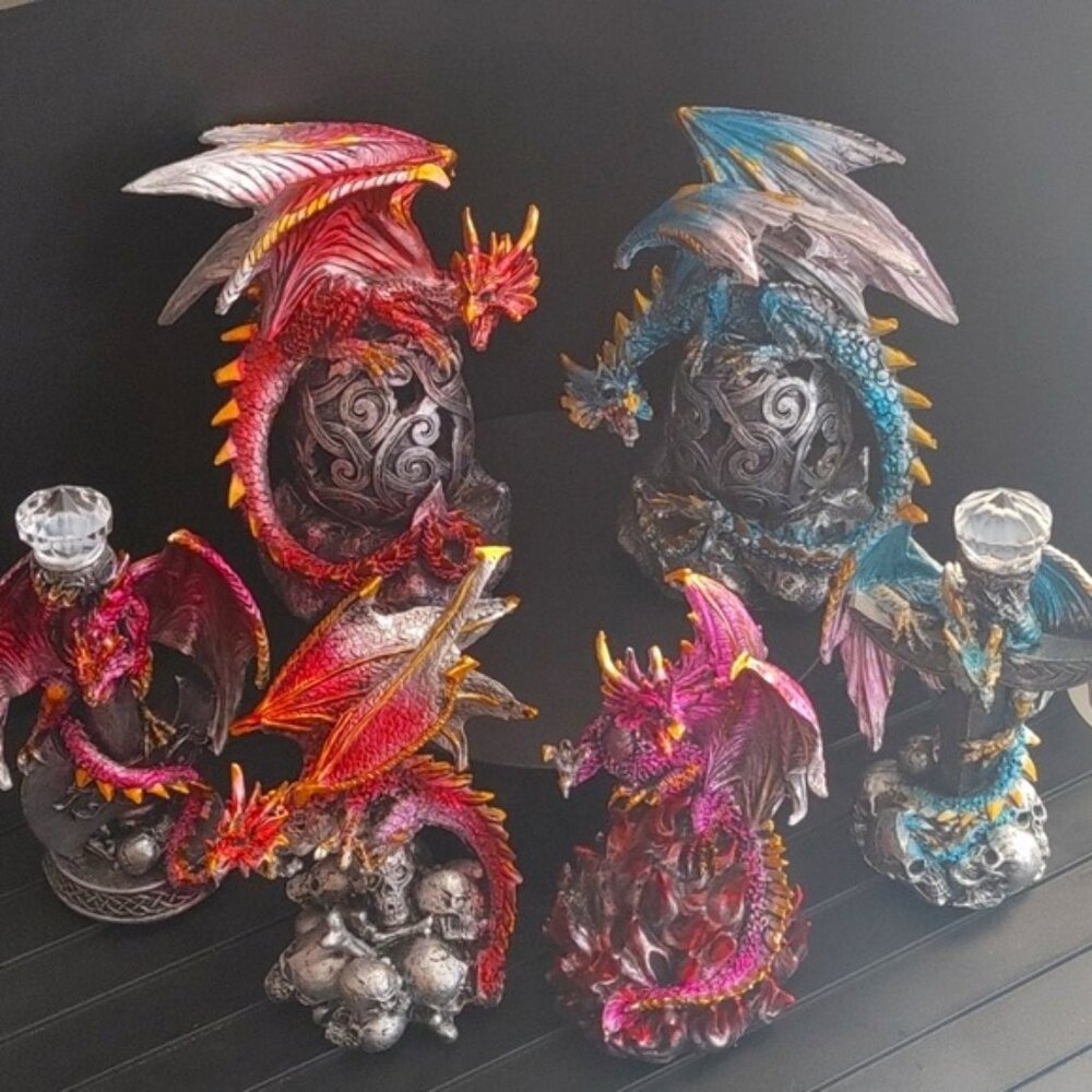 Slideshow - 3D Printed Dragon Figurines